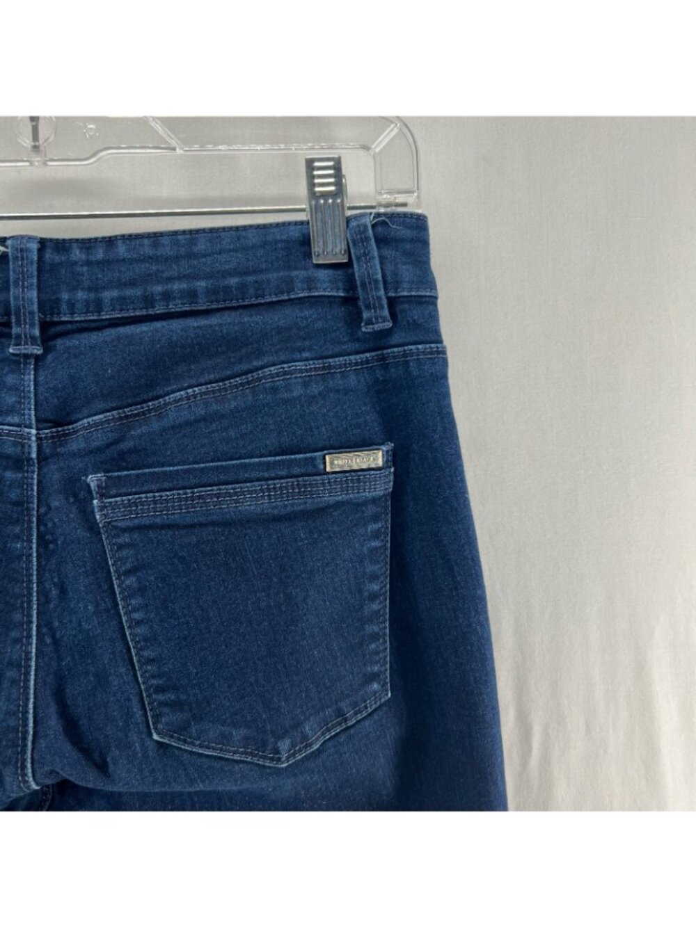 White House Black Market Skinny Jeans Womens 6 Mid Rise Stretch Denim Dark Wash - Picture 10 of 11